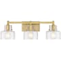 Savoy House Dover 3 Light 25" Wide Vanity Light Warm Brass