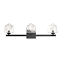 Savoy House Castello 3 Light 25" Wide LED Vanity Light Matte Black