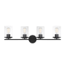 Savoy House Marshall 4 Light 31" Wide Bathroom Vanity Light Matte Black