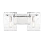 Savoy House Genry 2 Light 16" Wide Vanity Light Polished Nickel