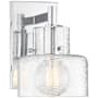 Savoy House Dover 9" Tall Bathroom Sconce Chrome