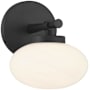 Savoy House Barrow 8" Tall Bathroom Sconce Matte Black