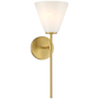 Savoy House Blair 18" Tall Bathroom Sconce Warm Brass