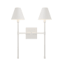 Savoy House Jefferson 2 Light 20" Tall Wall Sconce Bisque White