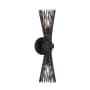 Savoy House Longfellow 2 Light 20" Tall Bathroom Sconce Matte Black