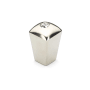 Schaub and Company Skyevale 1/2" Designer Luxury Mini Cabinet Knob / Drawer Knob with Crystal Accent - Made in Italy Satin Nickel