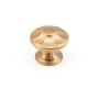 Schaub and Company Pack of 25 - Empire 1-3/8 Classical Faceted Round Cabinet Knob Brushed Bronze