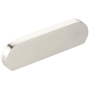 Schaub and Company Cafe Modern 3" Center to Center Oval Pill Cabinet Pull / Drawer Pull - Solid Brass Brushed Nickel