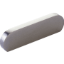 Schaub and Company Cafe Modern 3" Center to Center Oval Pill Cabinet Pull / Drawer Pull - Solid Brass Gun Metal