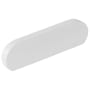 Schaub and Company Cafe Modern 3" Center to Center Oval Pill Cabinet Pull / Drawer Pull - Solid Brass Matte White