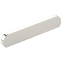 Schaub and Company Cafe Modern 4" or 5" Center to Center Oval Pill Cabinet Pull / Drawer Pull - Solid Brass Polish Nickel