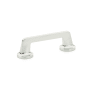 Schaub and Company Northport 4" Center to Center Contemporary Cabinet Handle Pull Polished Chrome