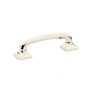 Schaub and Company Northport 3-1/2" Center to Center Contemporary Rounded Handle Cabinet Pull Polished Nickel