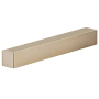 Schaub and Company Urbano 5-5/8" Center to Center Urban Modern Split Texture Diamond Knurled Square Cabinet Cup Pull / Drawer Cup Pull Signature Satin Brass