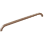 Schaub and Company Turno 12" Center to Center Solid Bronze Modern Rustic Square Arch Large Cabinet Handle / Drawer Pull Light Bronze