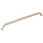 Schaub and Company Turno 12" Center to Center Solid Bronze Modern Rustic Square Arch Large Cabinet Handle / Drawer Pull Natural Bronze