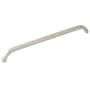 Schaub and Company Turno 12" Center to Center Solid Bronze Modern Rustic Square Arch Large Cabinet Handle / Drawer Pull Polished White Bronze