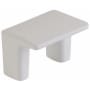 Schaub and Company Suave 1-1/4" Center to Center Modern Tab Style Small Cabinet Handle / Drawer Pull Matte White