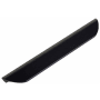 Schaub and Company Suave 7-1/2" Center to Center Modern Curved Tab Style Finger Cabinet Handle / Pull Matte Black