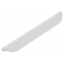 Schaub and Company Suave 7-1/2" Center to Center Modern Curved Tab Style Finger Cabinet Handle / Pull Matte White