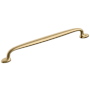 Schaub and Company Avenue 12 Inch Center to Center Solid Brass Luxury Farmhouse Appliance Handle / Pull Satin Brass