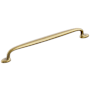 Schaub and Company Avenue 12 Inch Center to Center Solid Brass Luxury Farmhouse Appliance Handle / Pull Vintage Brass