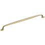 Schaub and Company Avenue 18 Inch Center to Center Solid Brass Luxury Farmhouse Appliance Handle / Pull Vintage Brass