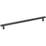 Schaub and Company NOHO 12 Inch Center to Center Square Bar Cabinet Pull Matte Black