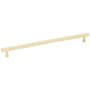 Schaub and Company NOHO 12 Inch Center to Center Square Bar Cabinet Pull Unlacquered Brass