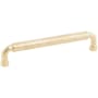 Schaub and Company NOHO 6 Inch Center to Center Luxury Solid Brass Single Barrel Cabinet Handle / Drawer Pull Unlacquered Brass