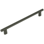 Schaub and Company Monza 8" Center to Center Modern Industrial Diamond Knurled Cabinet Handle / Drawer Pull - Made in Italy Matte Green