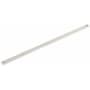 Schaub and Company Vinci 18" Center to Center 3/4" Wide Solid Bronze Rectangular Cabinet Pull Backplate Polished White Bronze