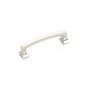 Schaub and Company Menlo Park 3-1/2" Center to Center Arch Cabinet Pull Polished Nickel