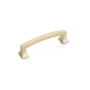 Schaub and Company Menlo Park 3-1/2" Center to Center Arch Cabinet Pull Signature Satin Brass