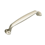 Schaub and Company Country 6" Center to Center Solid Brass Traditional Handle Cabinet Pulls - 25 Pack Satin Nickel