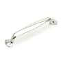 Schaub and Company Country 6" Center to Center Solid Brass Traditional Handle Cabinet Pulls - 25 Pack Chrome