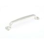 Schaub and Company Country 6" Center to Center Solid Brass Traditional Handle Cabinet Pulls - 25 Pack Polished Nickel