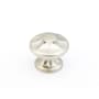 Schaub and Company Pack of 25 - Empire 1-3/8 Classical Faceted Round Cabinet Knob Satin Nickel