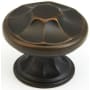 Schaub and Company Pack of 25 - Empire 1-3/8 Classical Faceted Round Cabinet Knob Ancient Bronze