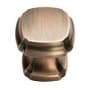 Schaub and Company Pack of 25 - Empire 1-1/4" Traditional Square Cabinet Knobs Empire Bronze