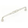Schaub and Company Colonial 12" Center to Center Concealed Screw Handle Solid Brass Appliance Pull Satin Nickel