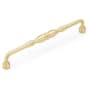 Schaub and Company Colonial 12" Center to Center Concealed Screw Handle Solid Brass Appliance Pull Satin Brass