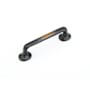Schaub and Company Artifex 4" Rustic Farmhouse Britannium Pewter Cabinet Handle Pull - Made in Italy Antique Bronze