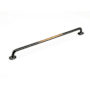 Schaub and Company Mountain 18" Center to Center Rustic Solid Bronze Appliance Handle Pull - Made in Italy Antique Bronze