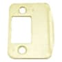 Schlage 1 5/8" x 2 1/4" Full Lip Replacement Strike Plate with 1/4" Radius Corners Polished Brass