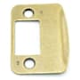 Schlage 1 5/8" x 2 1/4" Full Lip Replacement Strike Plate with 1/4" Radius Corners Antique Brass