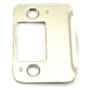 Schlage 1 5/8" x 2 1/4" Full Lip Replacement Strike Plate with 1/4" Radius Corners Satin Nickel
