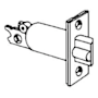 Schlage 2 3/4" Replacement Deadlatch with Square Corner 1 1/8" x 2 1/4" Faceplate Satin Chrome