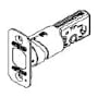 Schlage Universal Round Corner Deadbolt Latch for B Series Satin Chrome