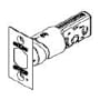 Schlage Universal Square Corner Deadbolt Latch for B Series Bright Brass